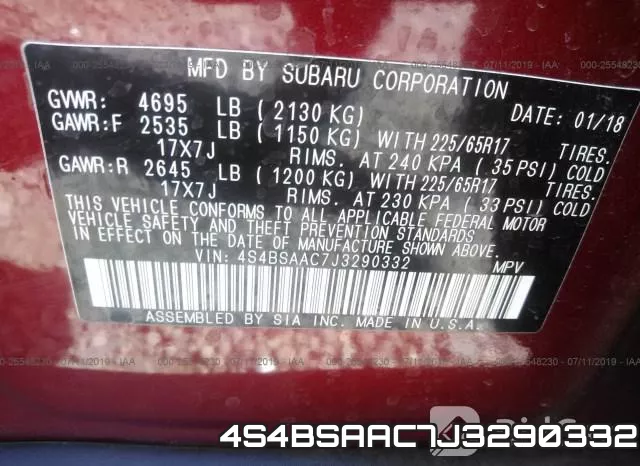 4S4BSAAC7J3290332 фото 10