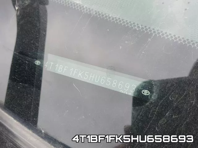 4T1BF1FK5HU658693 фото 2