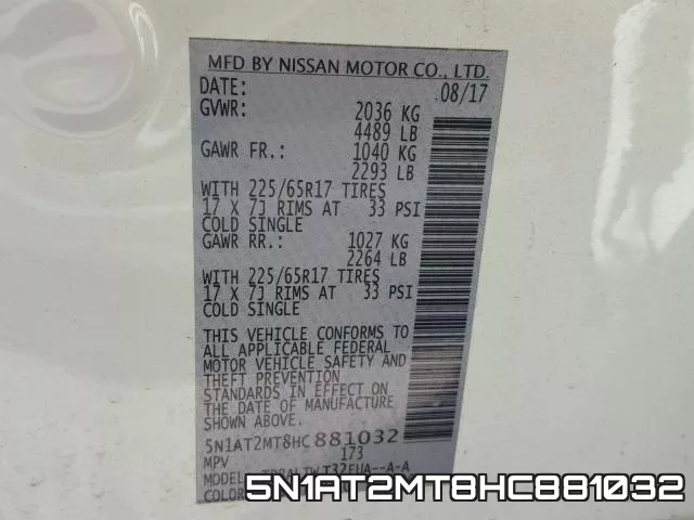 5N1AT2MT8HC881032 фото 2