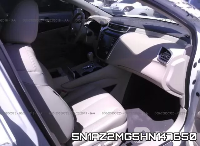 5N1AZ2MG5HN147650 фото 6