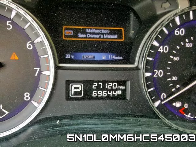 5N1DL0MM6HC545003 фото 9