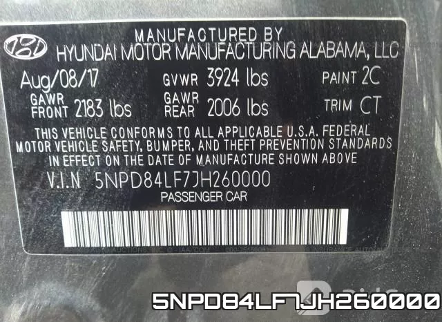 5NPD84LF7JH260000 фото 10