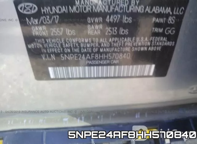 5NPE24AF8HH570840 фото 10
