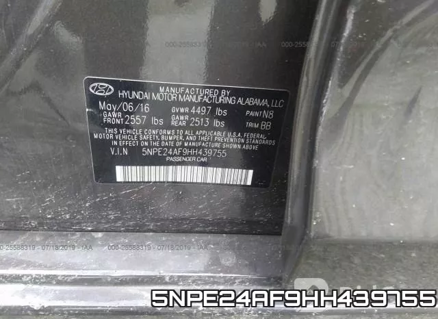5NPE24AF9HH439755 фото 10