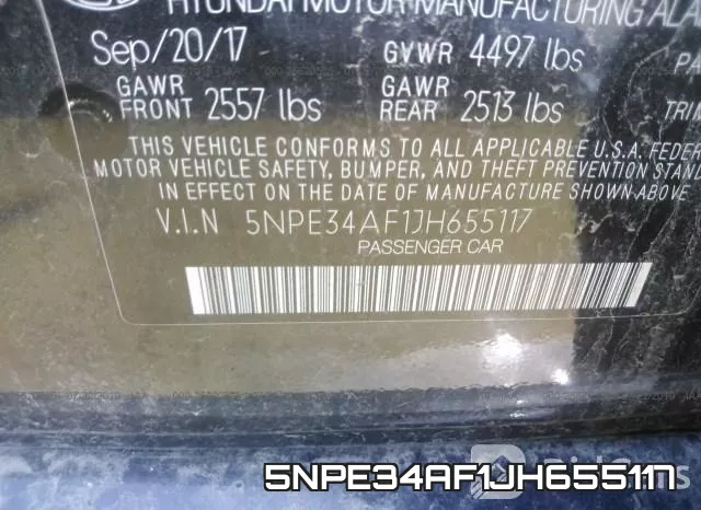 5NPE34AF1JH655117 фото 10