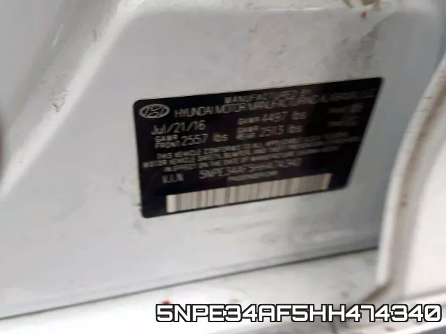 5NPE34AF5HH474340 фото 2