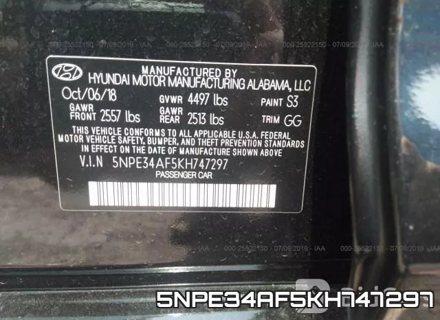 5NPE34AF5KH747297 фото 10