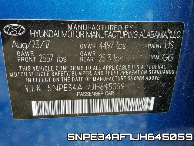 5NPE34AF7JH645059 фото 2