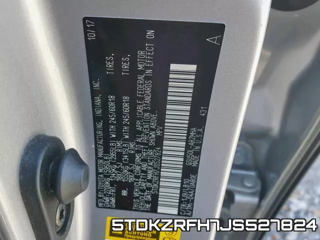 5TDKZRFH7JS527824 фото 2