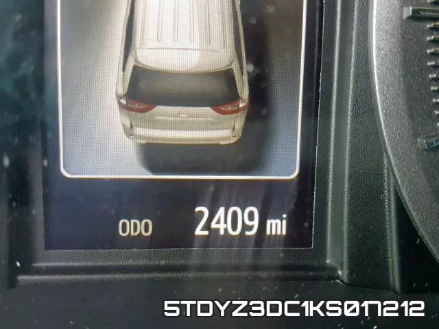 5TDYZ3DC1KS017212 фото 9
