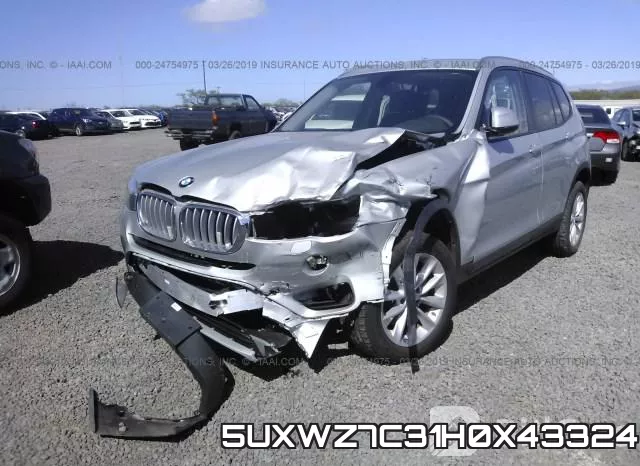 5UXWZ7C31H0X43324 фото 3