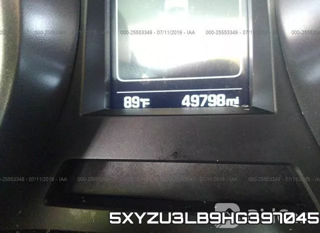 5XYZU3LB9HG397045 фото 8
