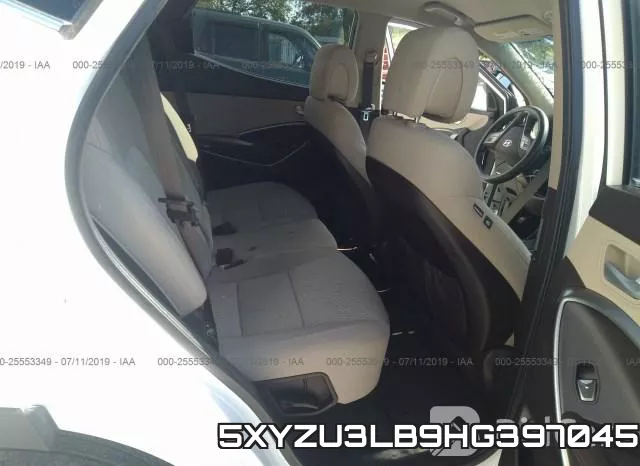 5XYZU3LB9HG397045 фото 9