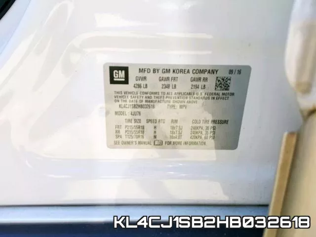 KL4CJ1SB2HB032618 фото 2