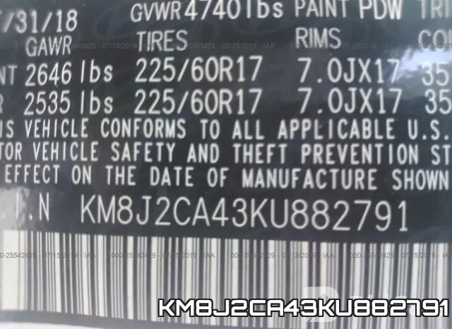KM8J2CA43KU882791 фото 10