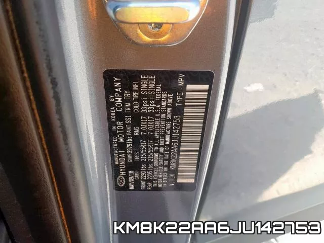 KM8K22AA6JU142753 фото 2