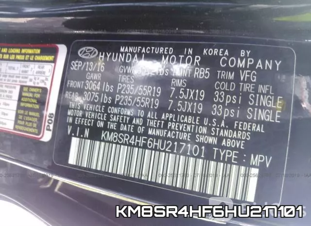 KM8SR4HF6HU217101 фото 10