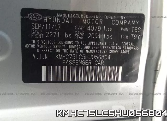KMHC75LC5HU056804 фото 10