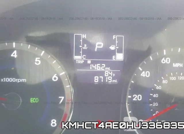 KMHCT4AE0HU336835 фото 8