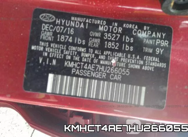 KMHCT4AE7HU266055 фото 10