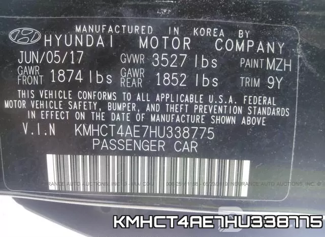 KMHCT4AE7HU338775 фото 10