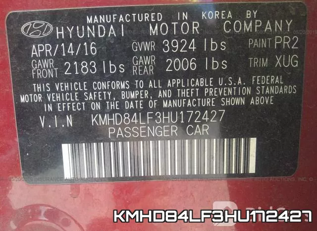 KMHD84LF3HU172427 фото 10