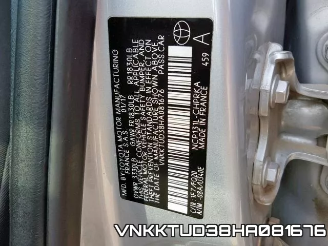 VNKKTUD38HA081676 фото 2