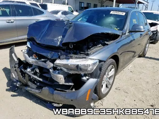 WBA8B9C35HK885476 фото 3