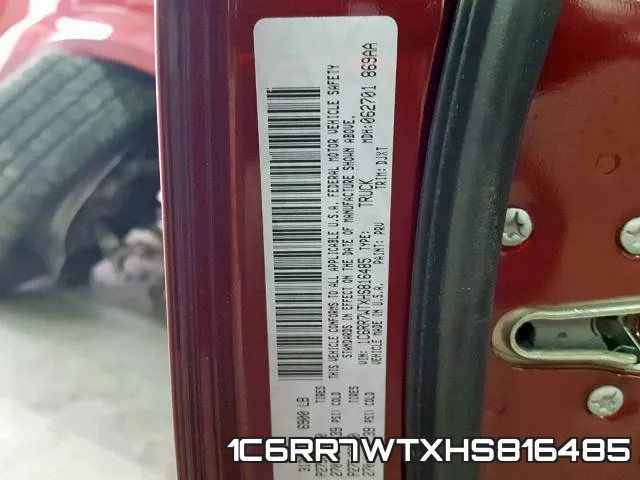 1C6RR7WTXHS816485 фото 2