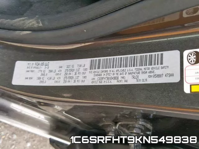 1C6SRFHT9KN549838 фото 2