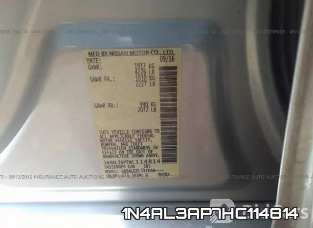 1N4AL3AP7HC114814 фото 10