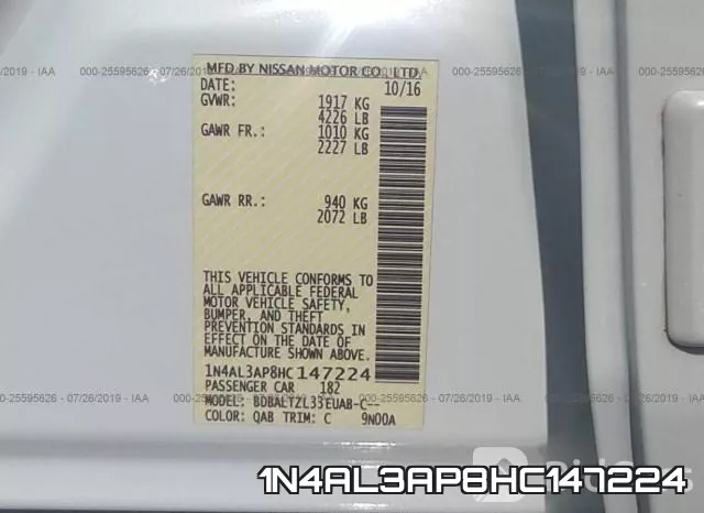 1N4AL3AP8HC147224 фото 10