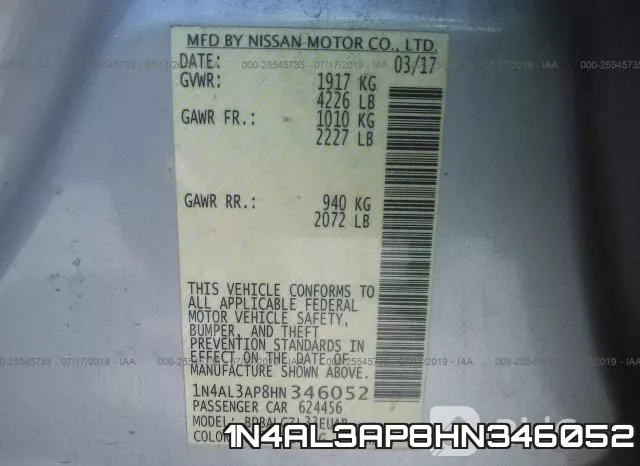 1N4AL3AP8HN346052 фото 10