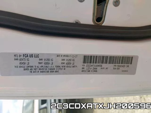 2C3CDXATXJH200596 фото 2