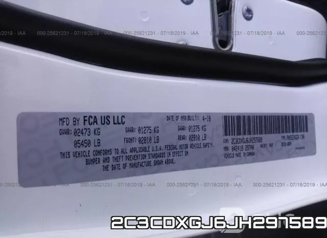 2C3CDXGJ6JH297589 фото 10