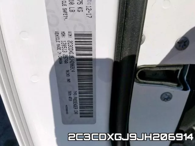 2C3CDXGJ9JH206914 фото 2