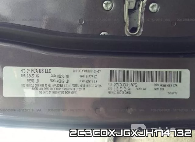 2C3CDXJGXJH174732 фото 10