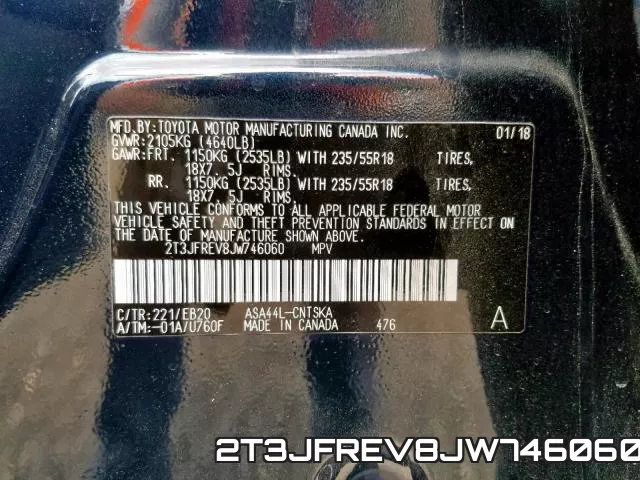 2T3JFREV8JW746060 фото 2