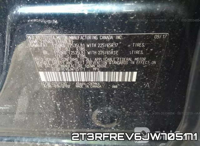 2T3RFREV6JW705171 фото 10
