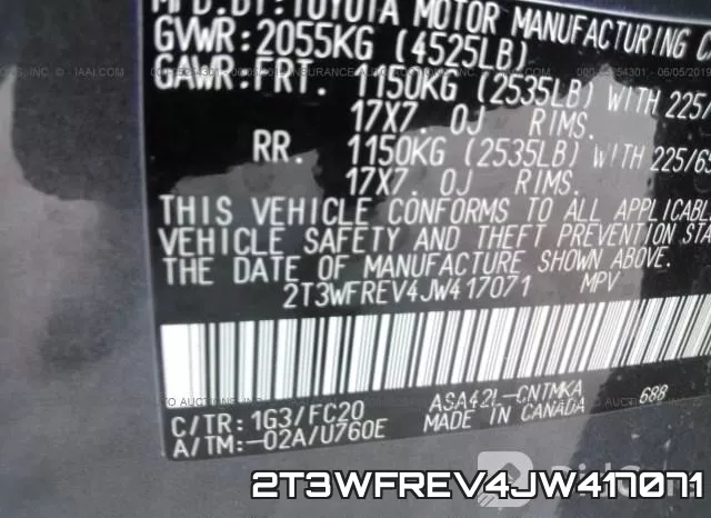 2T3WFREV4JW417071 фото 10