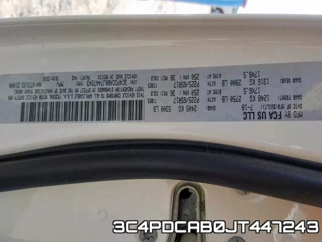 3C4PDCAB0JT447243 фото 2