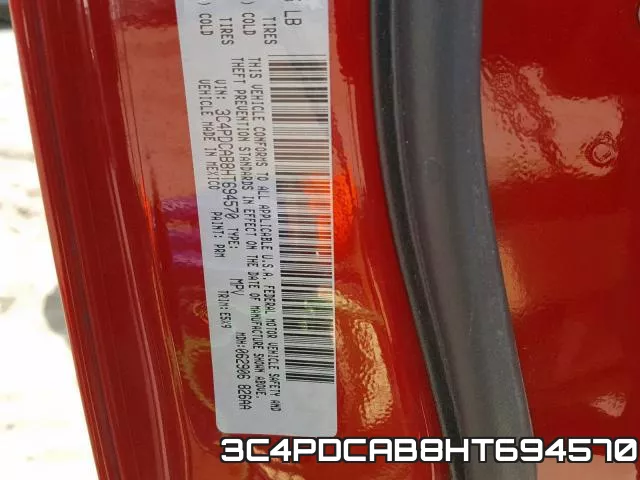 3C4PDCAB8HT694570 фото 2