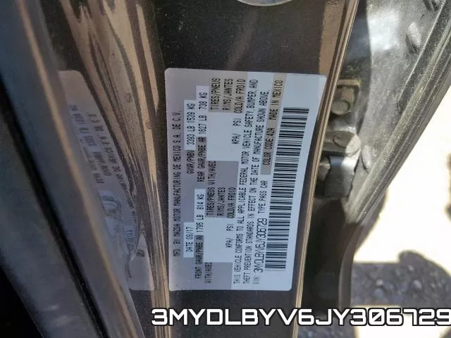 3MYDLBYV6JY306729 фото 2