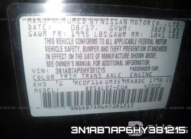 3N1AB7AP6HY381215 фото 10