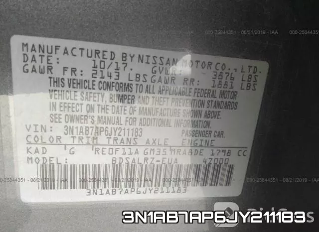 3N1AB7AP6JY211183 фото 10