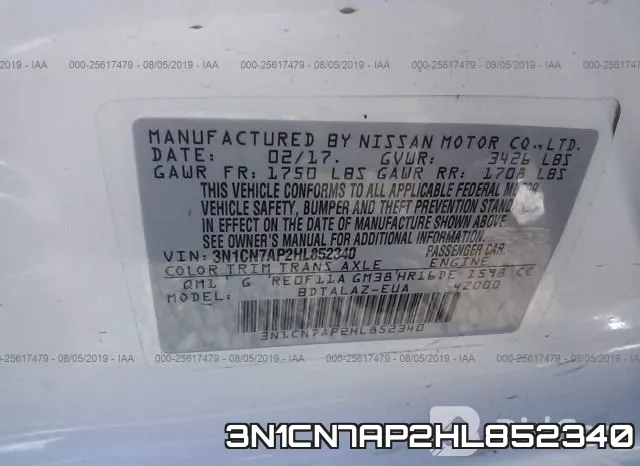 3N1CN7AP2HL852340 фото 10