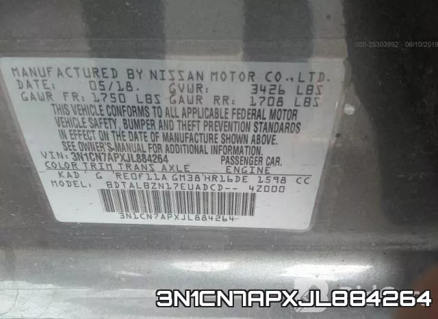 3N1CN7APXJL884264 фото 10