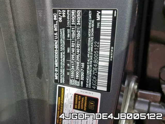 4JGDF7DE4JB005122 фото 2