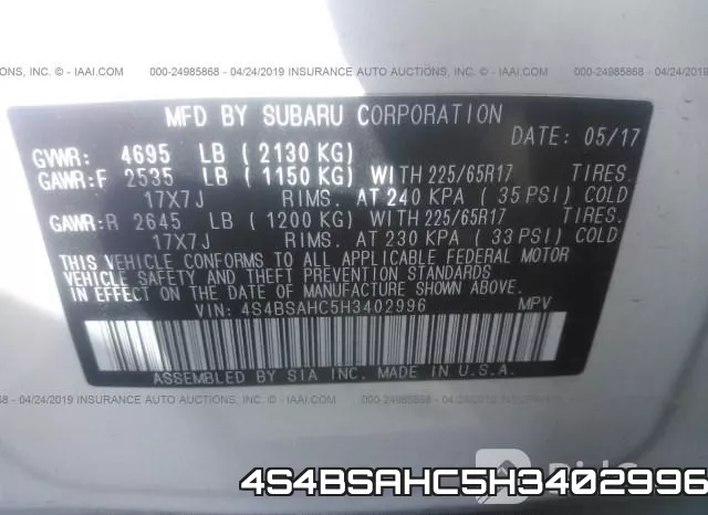 4S4BSAHC5H3402996 фото 10