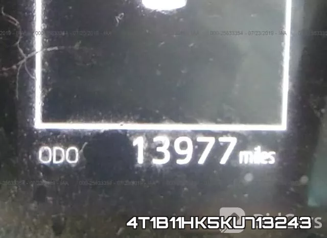 4T1B11HK5KU713243 фото 8